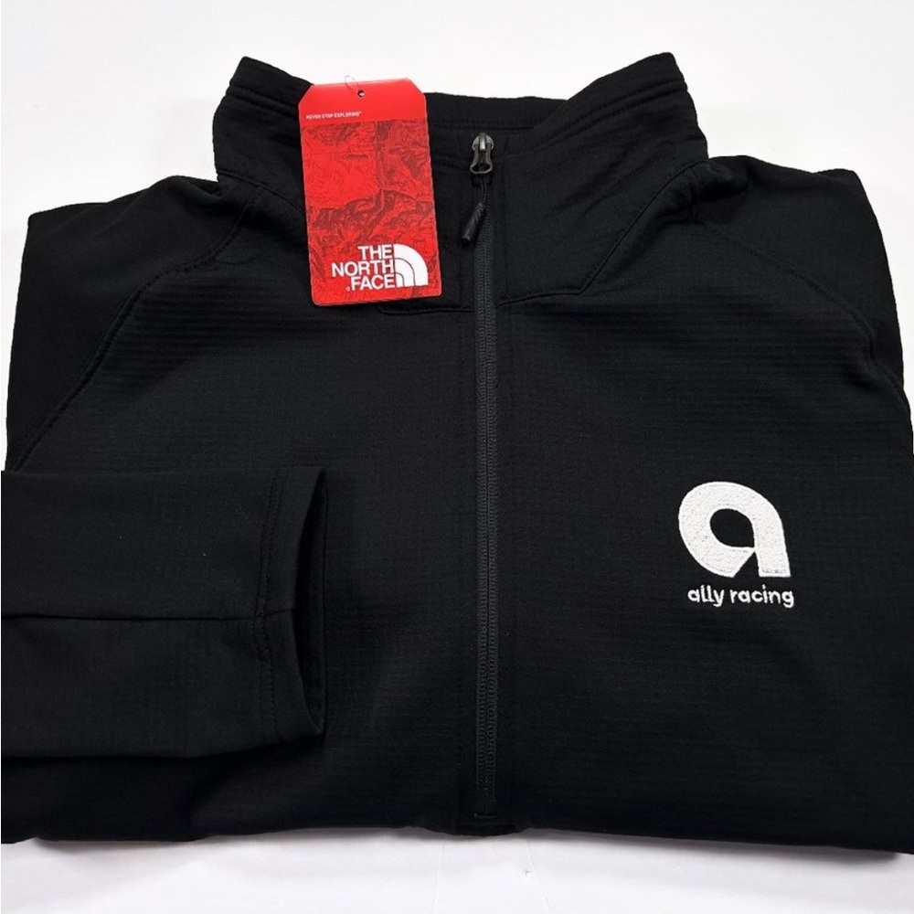 North Face Mountain Peaks 1/4 zip XL Black Ally Racing #48 Alex Bowman NASCAR